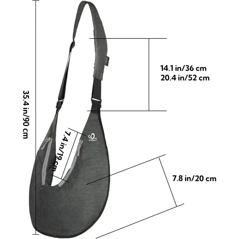 Packable Nylon Travel Crossbody Bag Women Lightweight Anti-Theft Organizer